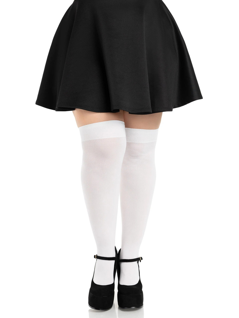 Leg Avenue - Luna Thigh High Stockings - WHITE